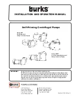 Crane burks WT Series Installation And Operation Manual preview