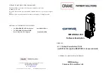 Crane currenza MB-US88-4.05C Instruction Manual preview