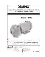 Crane DEMING 3112 Series Installation, Operation & Maintenance Manual предпросмотр