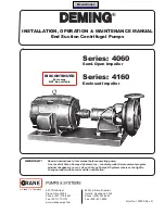 Crane DEMING 4060 Series Installation, Operation & Maintenance Manual preview