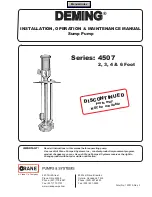 Crane DEMING 4507 Series Installation, Operation & Maintenance Manual preview