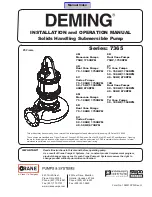 Crane DEMING 7365 Series Installation And Operation Manual preview