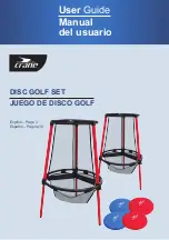 Crane DISC GOLF SET User Manual предпросмотр