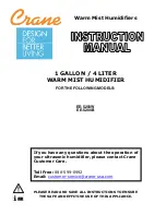 Crane EE-5200B,EE-520B Instruction Manual preview