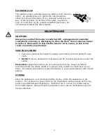 Предварительный просмотр 8 страницы Crane EE-8068 Instruction Manual