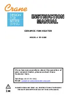 Preview for 1 page of Crane EE-8080 Instruction Manual