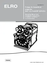 Crane ELRO GP 20/10Ex Operating Manual And Installation Instructions preview