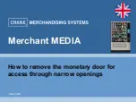 Crane Merchant MEDIA Service Manual preview