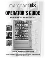 Preview for 1 page of Crane Merchant Six 180 Operator'S Manual