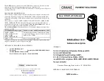 Crane MMB-AE8A-12101 Quick Start Manual preview