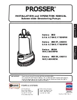 Preview for 1 page of Crane PROSSER 4NX07 Series Installation And Operation Manual