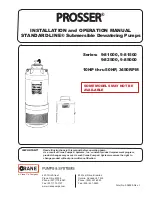 Crane PROSSER STANDARD-LINE 9-81000 Series Installation And Operation Manual preview