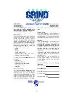 Preview for 3 page of Crane UltraGRIND 100 Simplex UCP Series Installation & Operation Manual