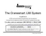 Предварительный просмотр 2 страницы Cranesmart Systems LMI System User Manual