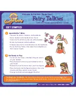 Cranium Giggle Gear Fairy Talkies 303033000 Instruction Manual preview