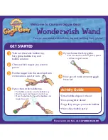 Preview for 1 page of Cranium Wonderwish Wand Instructions