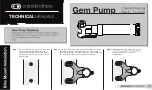 Crankbrothers Gem Pump Owner'S Manual preview