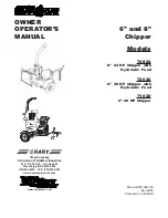 Crary 71620 Owner'S/Operator'S Manual предпросмотр