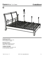 Preview for 4 page of Crate and Barrel Dawson Assembly Instructions