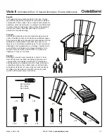 Crate and Barrel Vista II Owner'S Manual And Quick Assembly Instructions preview