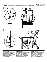 Предварительный просмотр 3 страницы Crate and Barrel Vista II Owner'S Manual And Quick Assembly Instructions