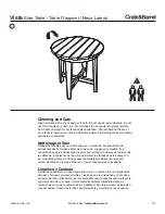 Preview for 3 page of Crate and Barrel Vista Owner'S Manual And Quick Assembly Instructions