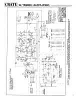 Preview for 6 page of Crate Amplifier G1500 Operation Manual