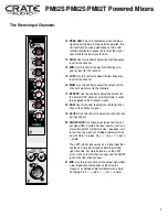 Предварительный просмотр 5 страницы Crate Audio PM62S User Manual