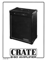 Preview for 1 page of Crate B.60 Owner'S Manual