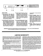 Preview for 4 page of Crate B.60 Owner'S Manual