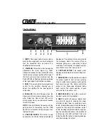 Предварительный просмотр 2 страницы Crate BFX100 Owner'S Manual