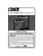 Crate BX-25 Owner'S Manual предпросмотр