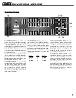 Предварительный просмотр 5 страницы Crate BXH-220 Owner'S Manual