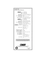 Предварительный просмотр 6 страницы Crate CA-1P Owner'S Manual