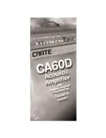 Предварительный просмотр 1 страницы Crate CA 60D Owner'S Manual