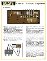 Предварительный просмотр 5 страницы Crate CA6110D User Manual