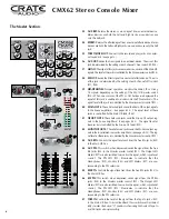 Preview for 6 page of Crate CMX62 User Manual