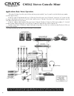 Preview for 8 page of Crate CMX62 User Manual