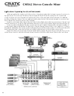 Preview for 12 page of Crate CMX62 User Manual