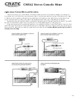 Preview for 13 page of Crate CMX62 User Manual