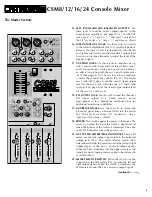 Preview for 5 page of Crate CSM8, CSM12, CSM16, CSM24 User Manual