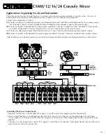 Preview for 13 page of Crate CSM8, CSM12, CSM16, CSM24 User Manual