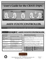 Crate DXJFC User Manual preview