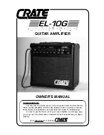 Crate EL-10G Owner'S Manual предпросмотр