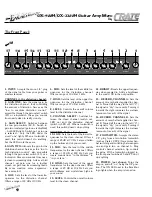 Предварительный просмотр 4 страницы Crate EXCALIBUR GX-900H Owner'S Manual