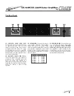 Предварительный просмотр 5 страницы Crate EXCALIBUR GX-900H Owner'S Manual