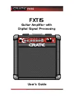 Crate FXT15 User Manual предпросмотр