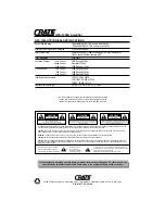 Предварительный просмотр 4 страницы Crate GFX-1200H Owner'S Manual