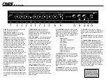 Предварительный просмотр 2 страницы Crate GFX-30 Owner'S Manual