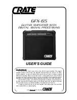 Предварительный просмотр 1 страницы Crate GFX-65 User Manual